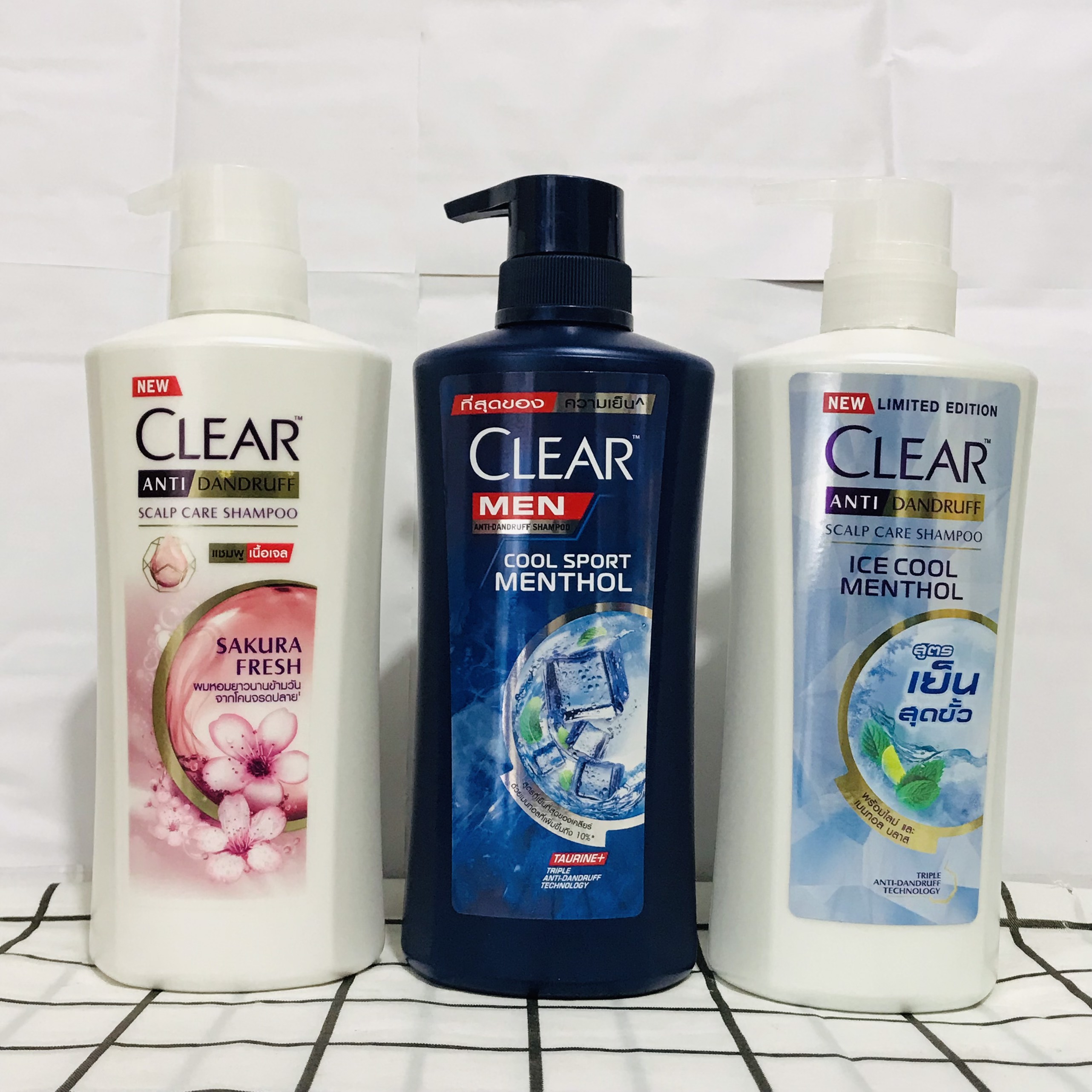 (Mẫu Mới) Dầu gội CLEAR cao cấp 400ml-450ml -Thái Lan
