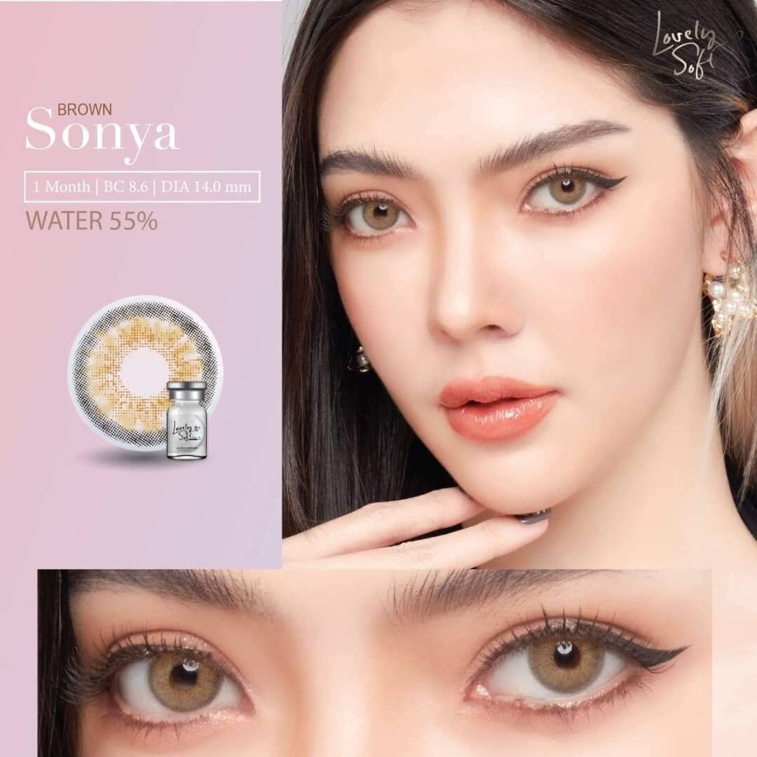 Kính áp tròng [ lens mắt ] BROWN 14.0-14.2mm [ Tú Mây Contact Lens Bình Dương ]