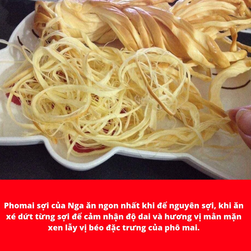 Combo 5 cây phomai xông khói sữa Dê (5 cây 100g)