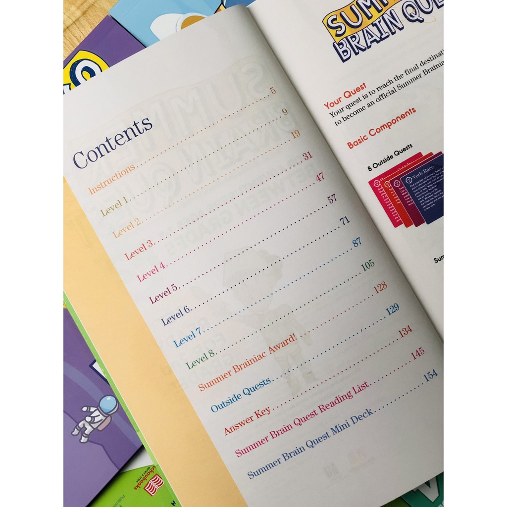 Sách Summer Brain Quest Grade 1&2 ( 6 - 7 Tuổi ) - Nhà Sách Giáo Dục Á Châu