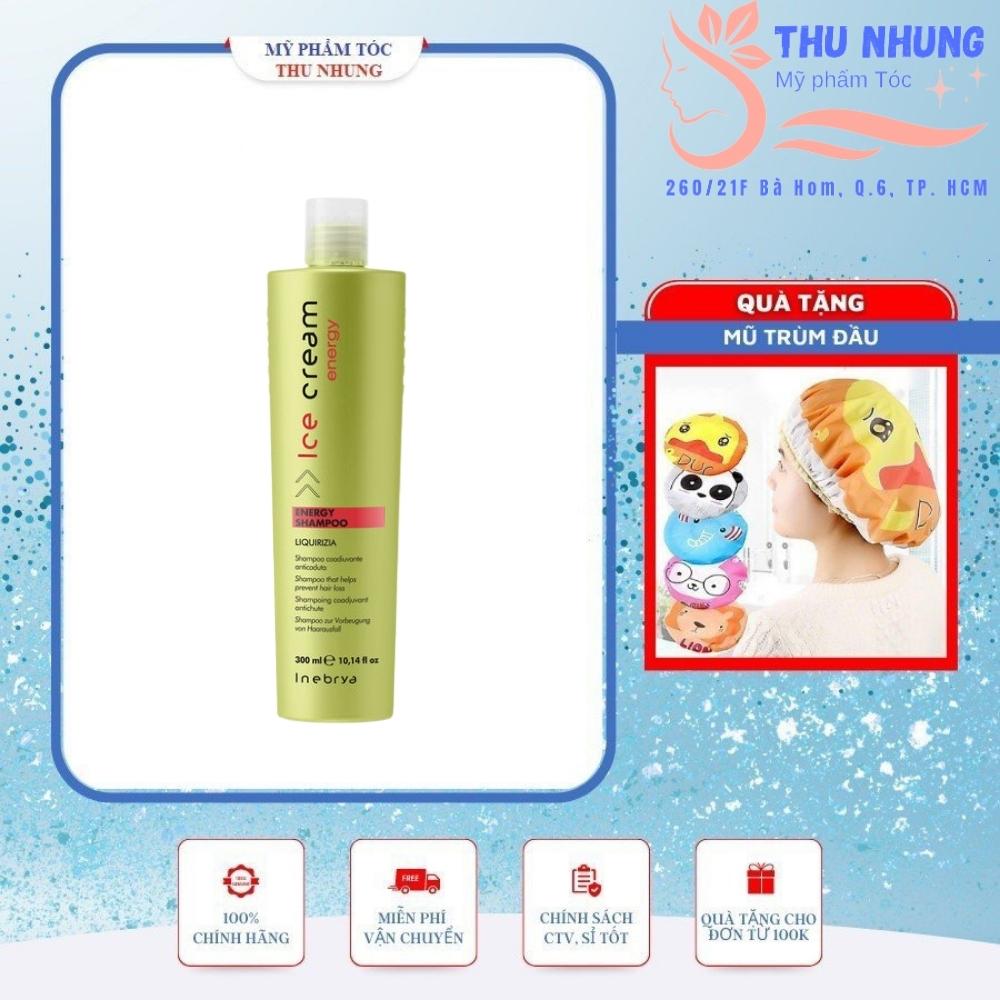 [+Tặng mũ trùm][HCM]Dầu gội chống rụng tóc Inebrya Energy 300ml