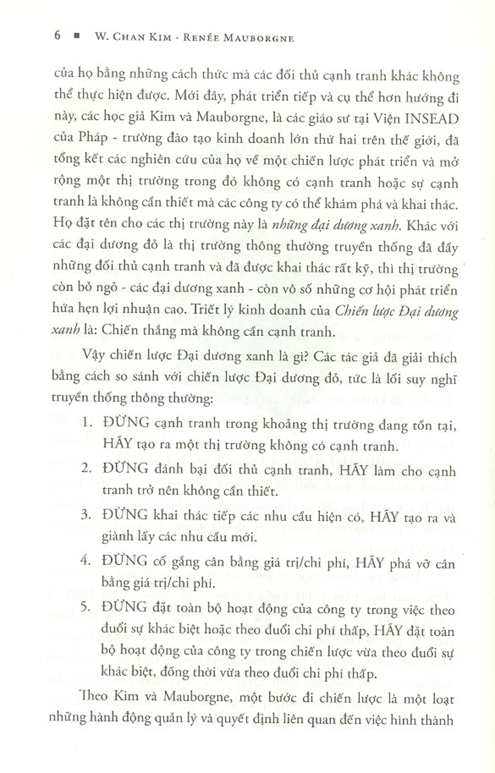 Chiến Lược Đại Dương Xanh