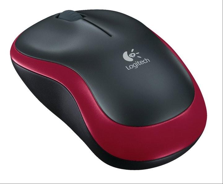 Chuột Logitech M185 (Đen phối đỏ)