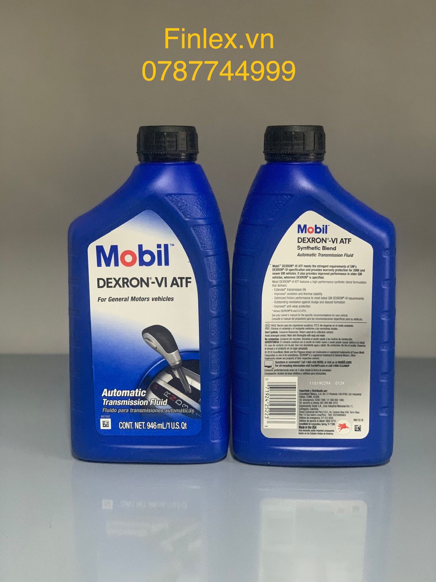 [HCM]nhớt hộp số  Mobil ATF DEXRON – 6 (946mL)