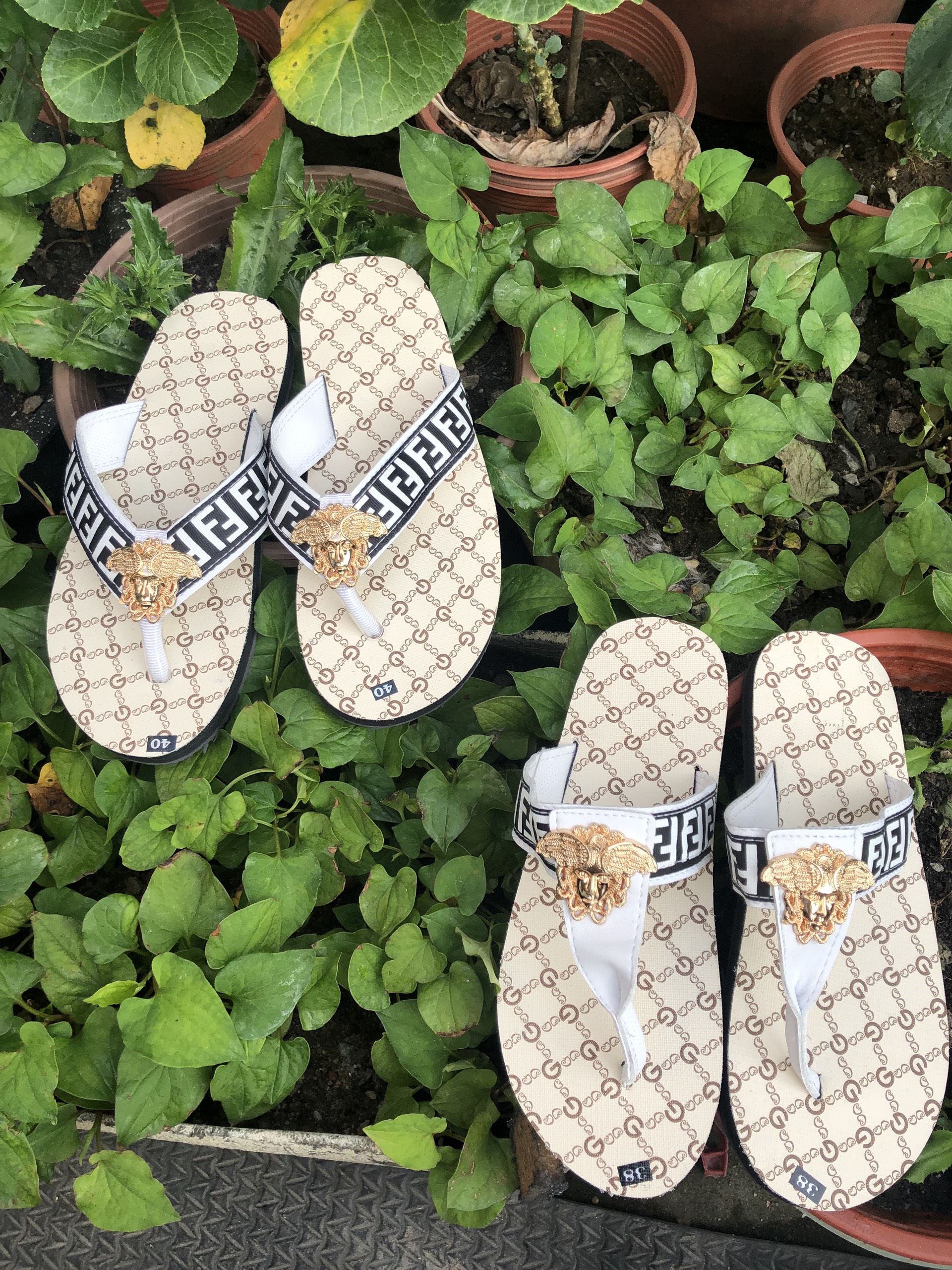Combo dép sandal cặp đôi nam nữ GG