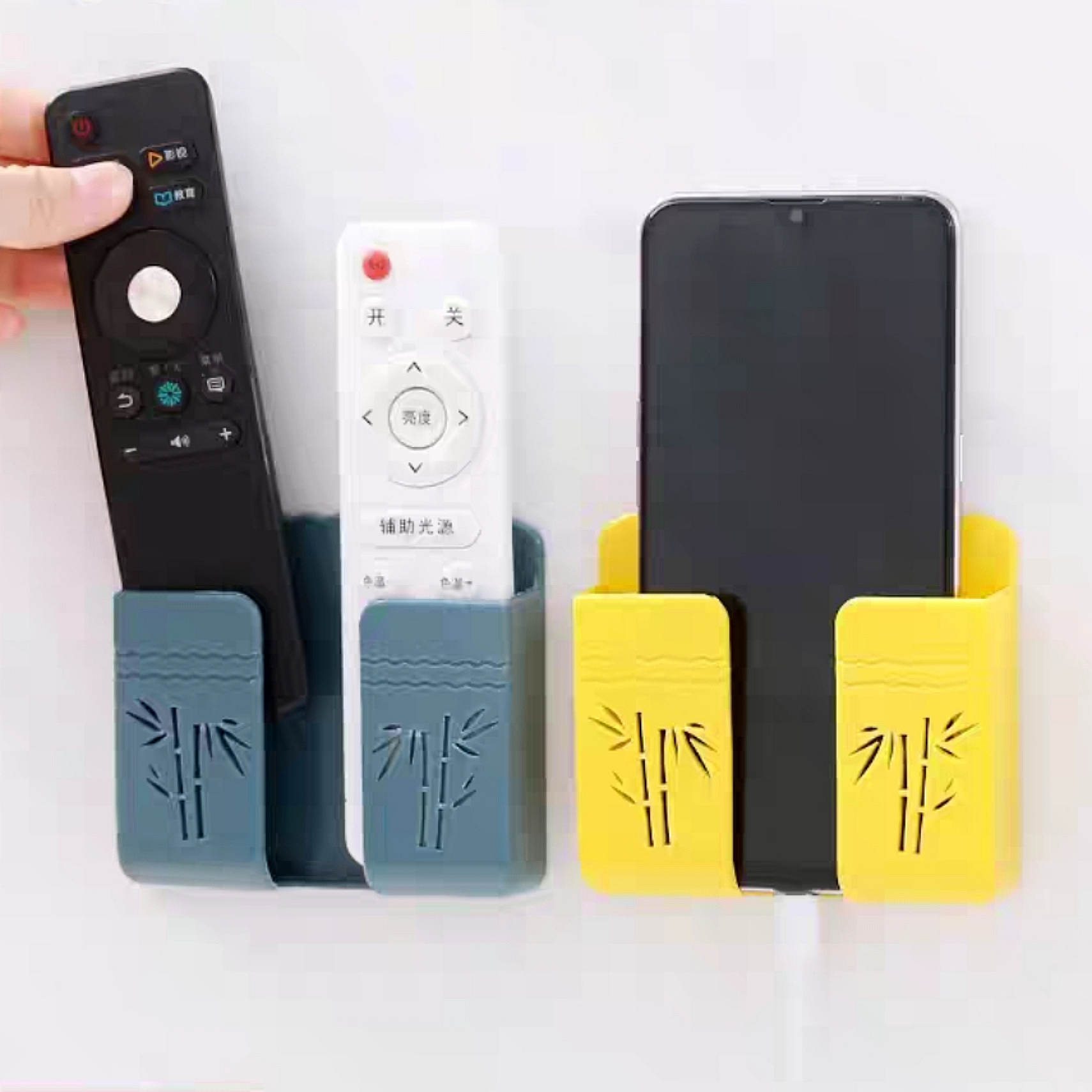 Kệ Dán Tường Sạc Điện Thoại Để Remote