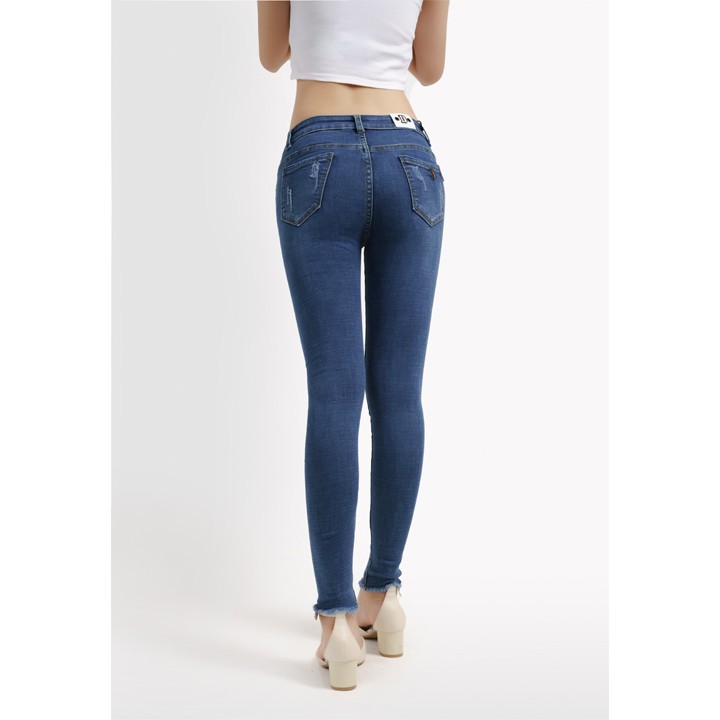 [HCM]Quần Jean Nữ Cào Co Giãn Lưng Cao