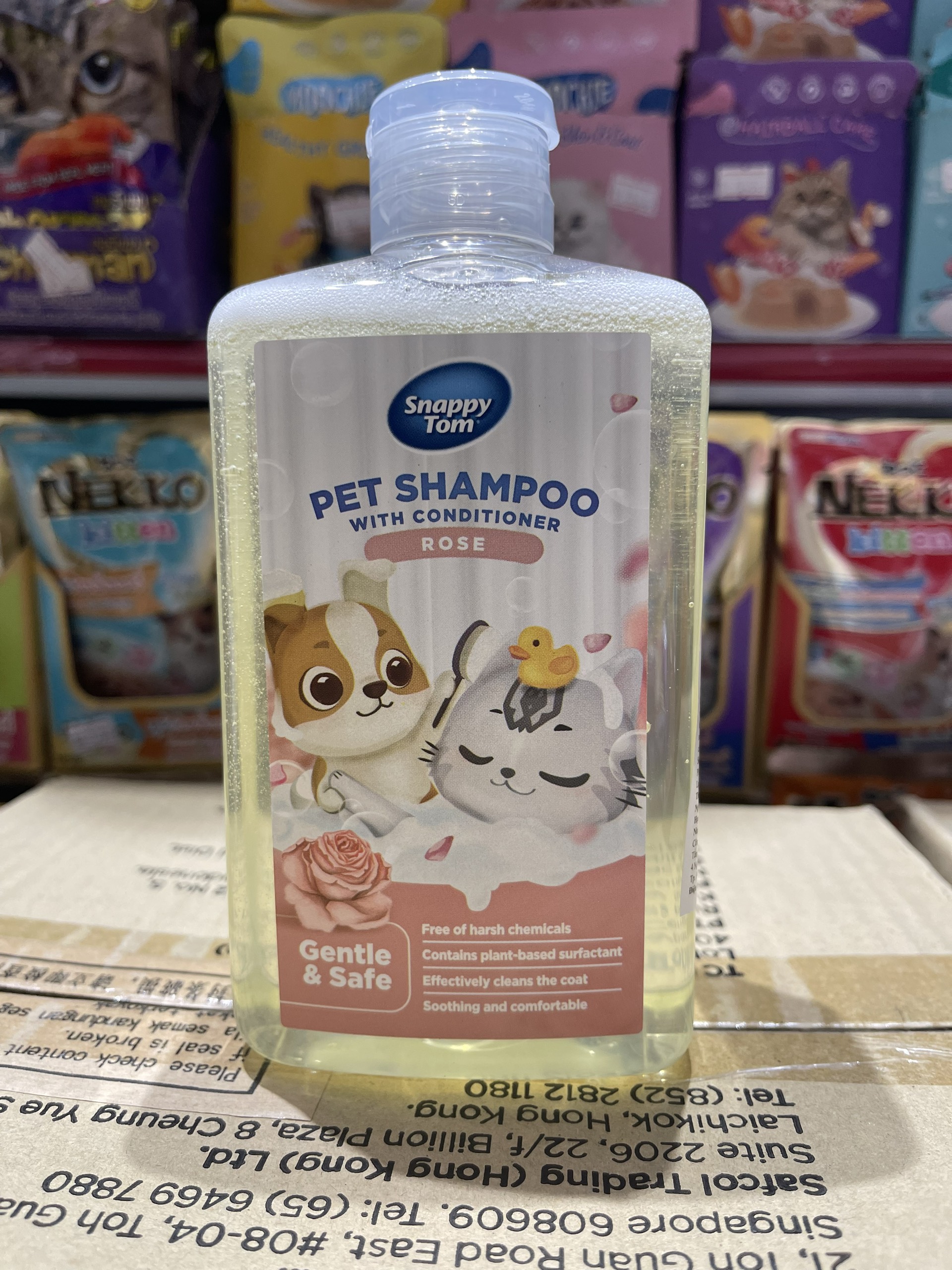 DẦU GỘI KÈM XÃ SNAPPY TOM DÀNH CHO CHÓ MÈO