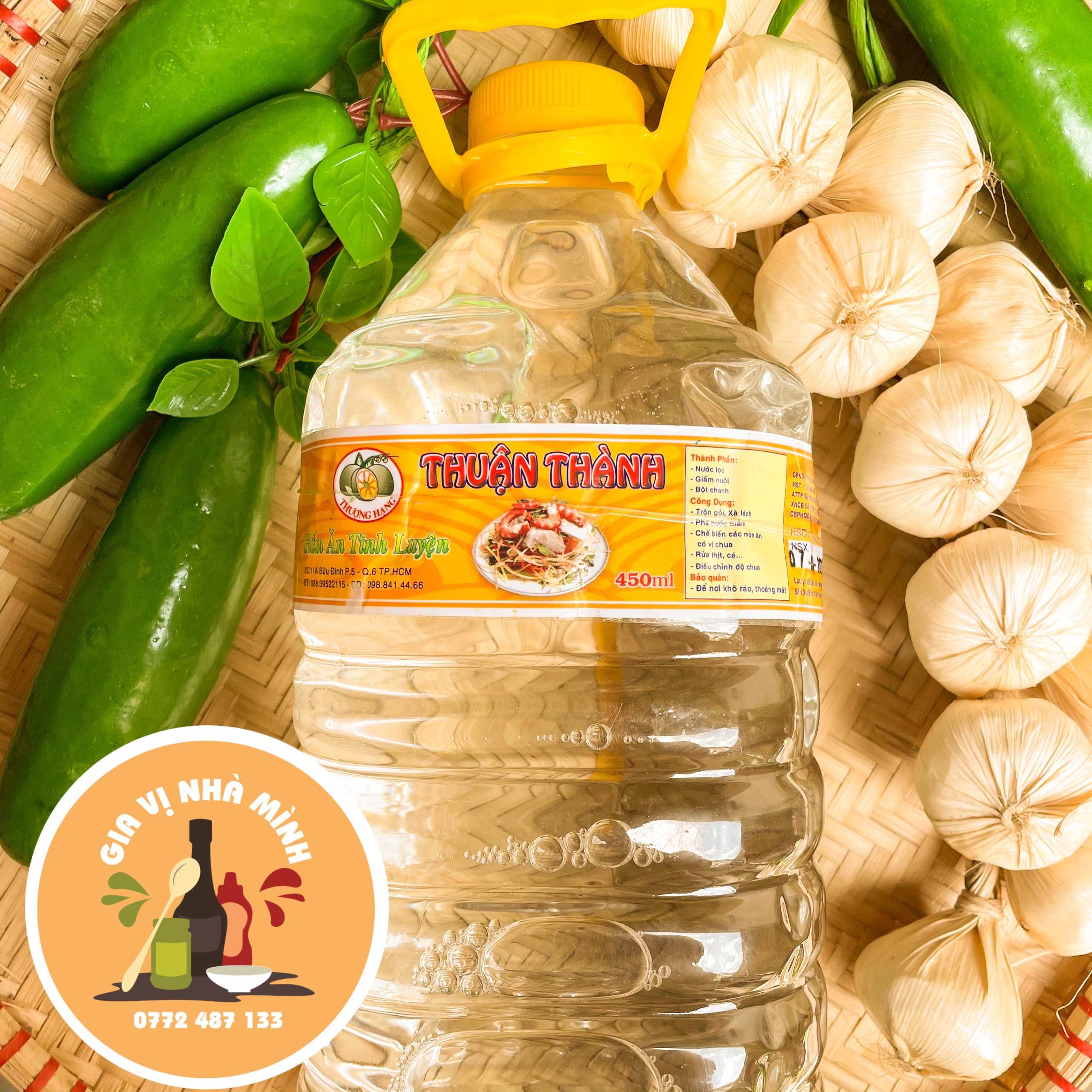 Giấm ăn tinh luyện thuận thành 5 lít