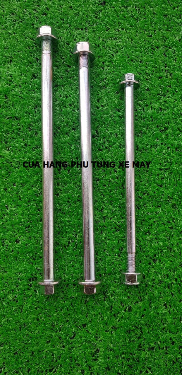 BỘ 3 CỐT XE SIRIUS - JUPITER ( CỐT GẤP + CỐT ĐÙM TRƯỚC + CỐT ĐÙM SAU )  - phụ tùng nhông xích