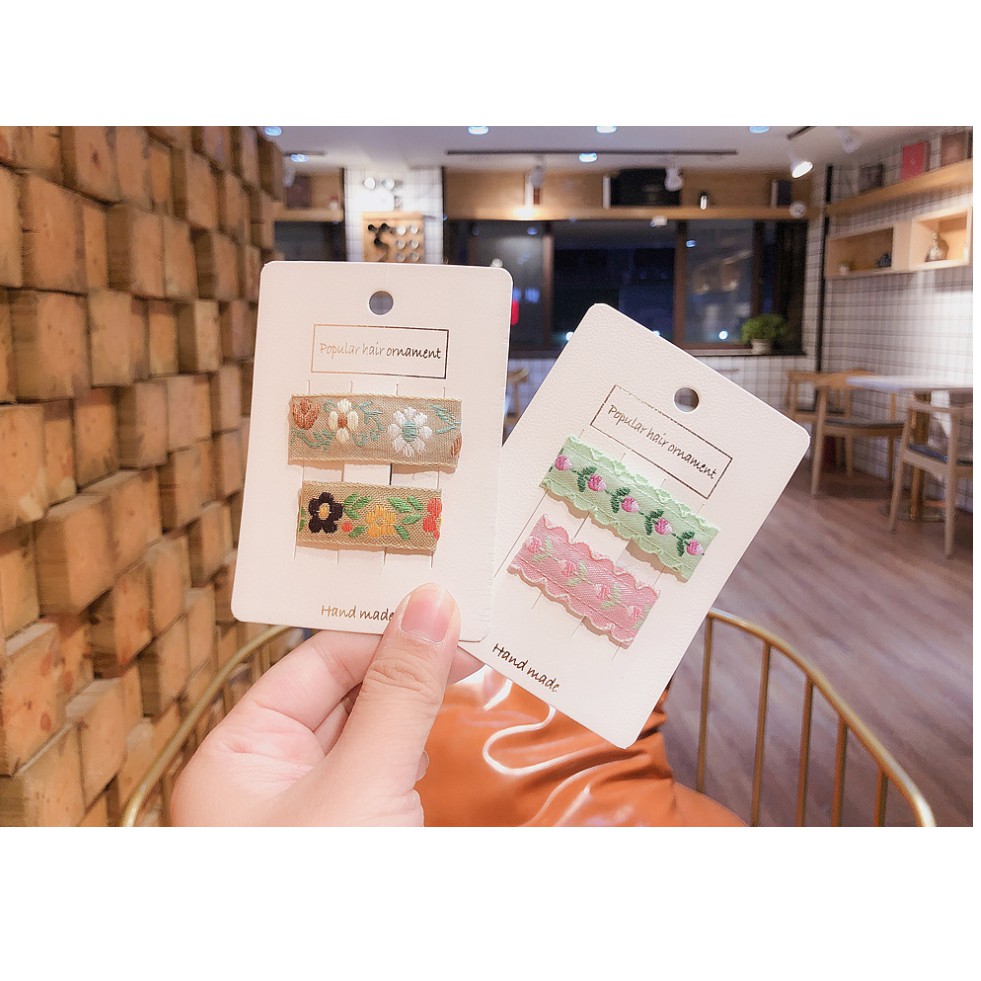 Kẹp tóc bé gái Style Hàn quốc (Set 2c)