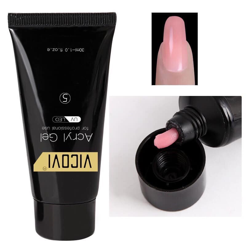 Gel gôm đắp móng - Tuýp - Mini Nails