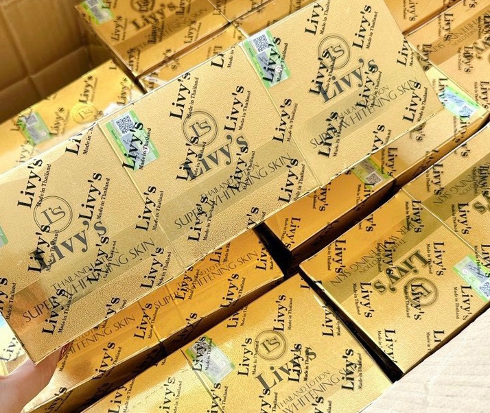 Kem body Livy's vàng 250gr Thái Lan - Hàng công ty chính hãng