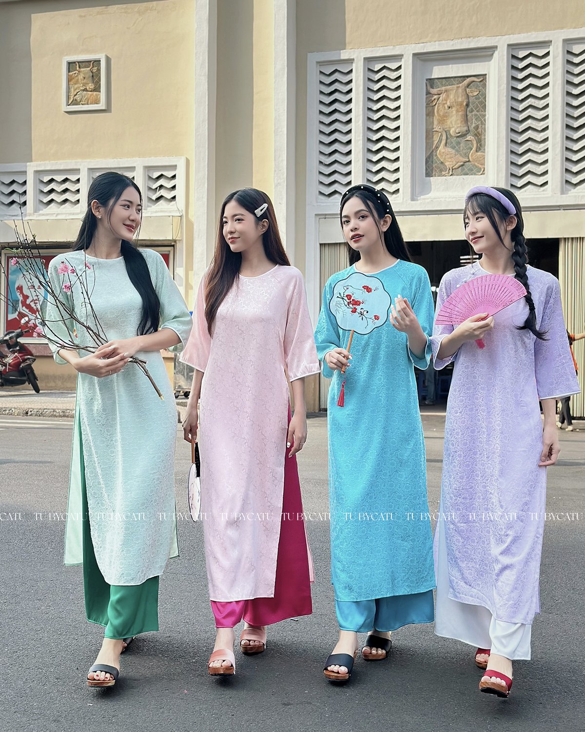 TUBYCATU | Áo dài Hoàng Cúc (Không kèm quần)