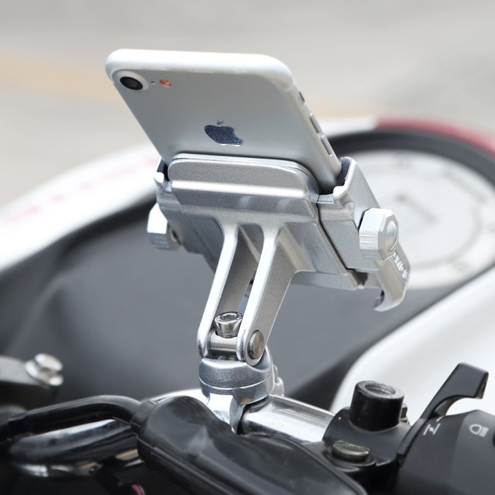Kẹp điện thoại gắn ghi đông xe đạp, xe máy, xe moto hiệu MOTOWOLF