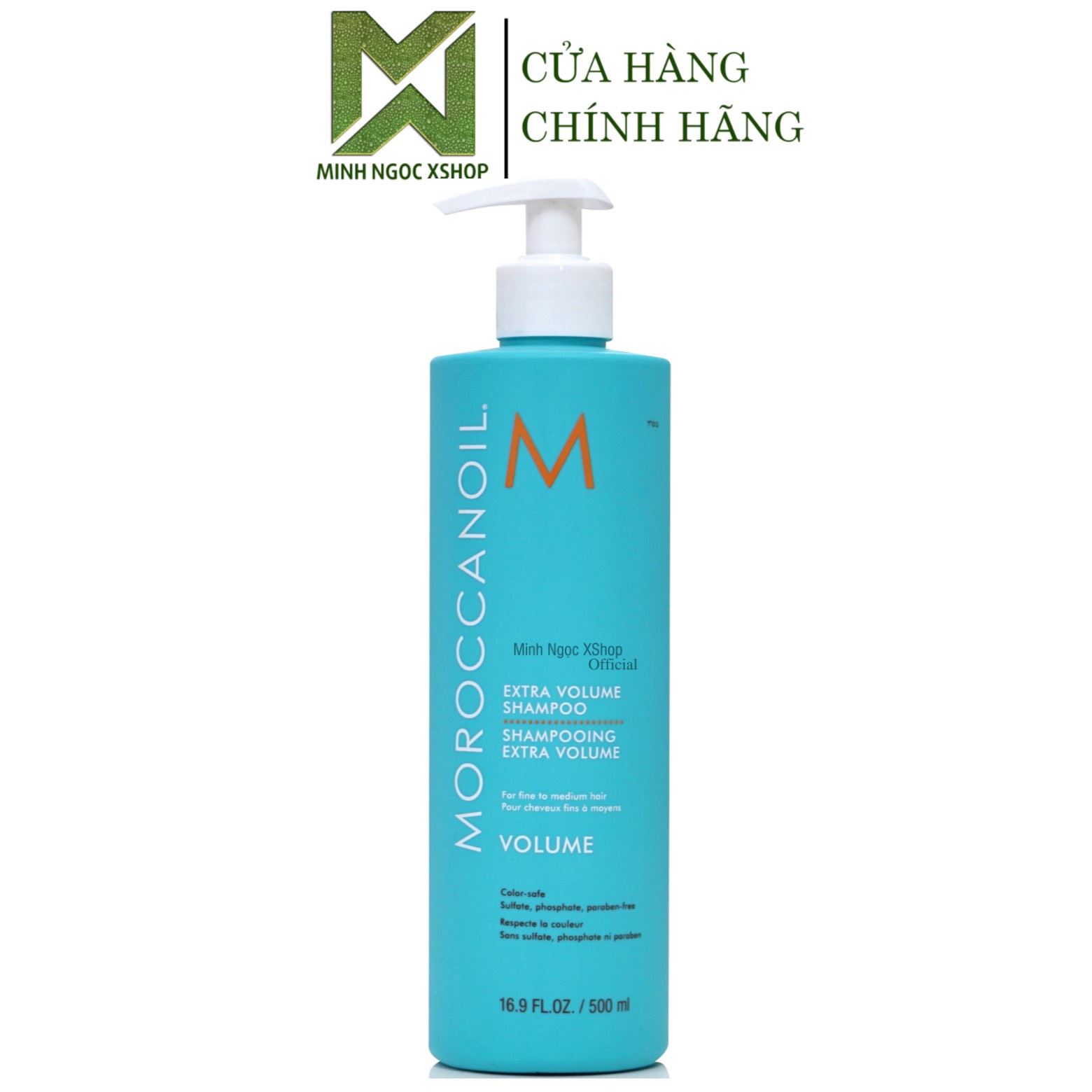 Dầu gội tăng phồng Moroccanoil Extra Volume Shampoo 500ML chính hãng
