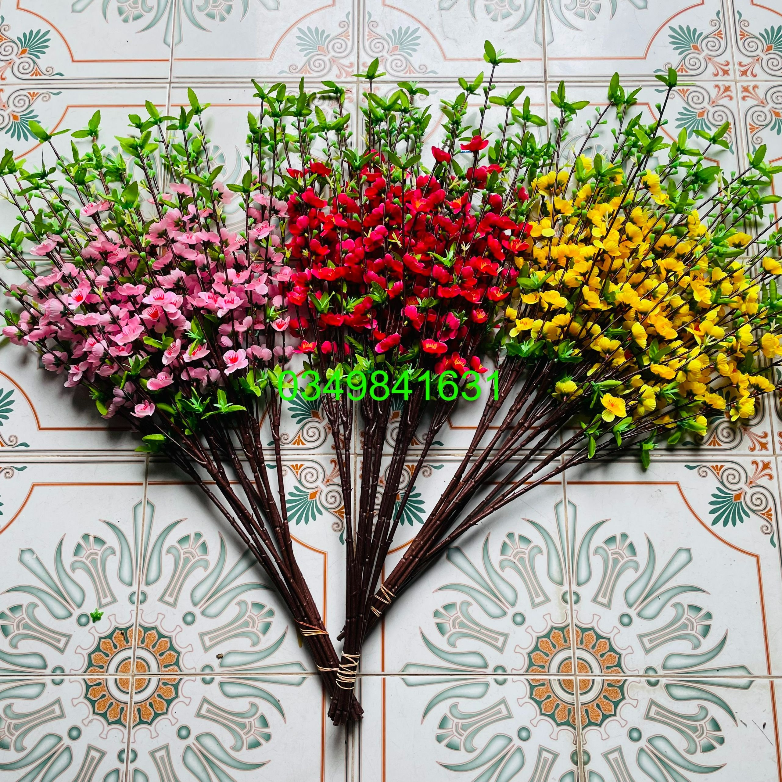 Sỉ 1 cành hoa đào cành. mai cành, đào phai cành tràn trí ngày tết