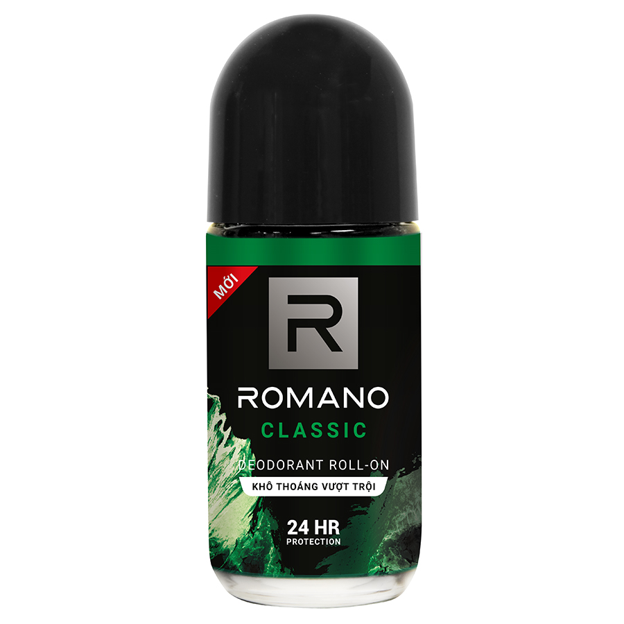 Lăn khử mùi Romano Classic khô thoáng vượt trội 50ml