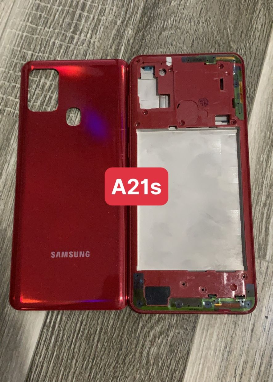 bộ vỏ samsung A21S ( lung,sườn, maket,nút bấn