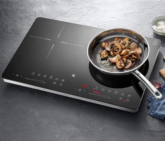 WMF Kult X Induction Cooker, Double Induction Cooker, 3500W Capacity, 2 Zone Induction Cooker, 6 Cooking Programs, Induction Control Panel, With Timer, Imported from Germany, 12 Month Warranty