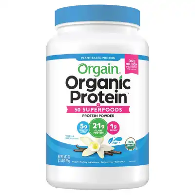 Bột đạm thuần chay hữu cơ Orgain Organic Protein Superfoods hương vani 1242g