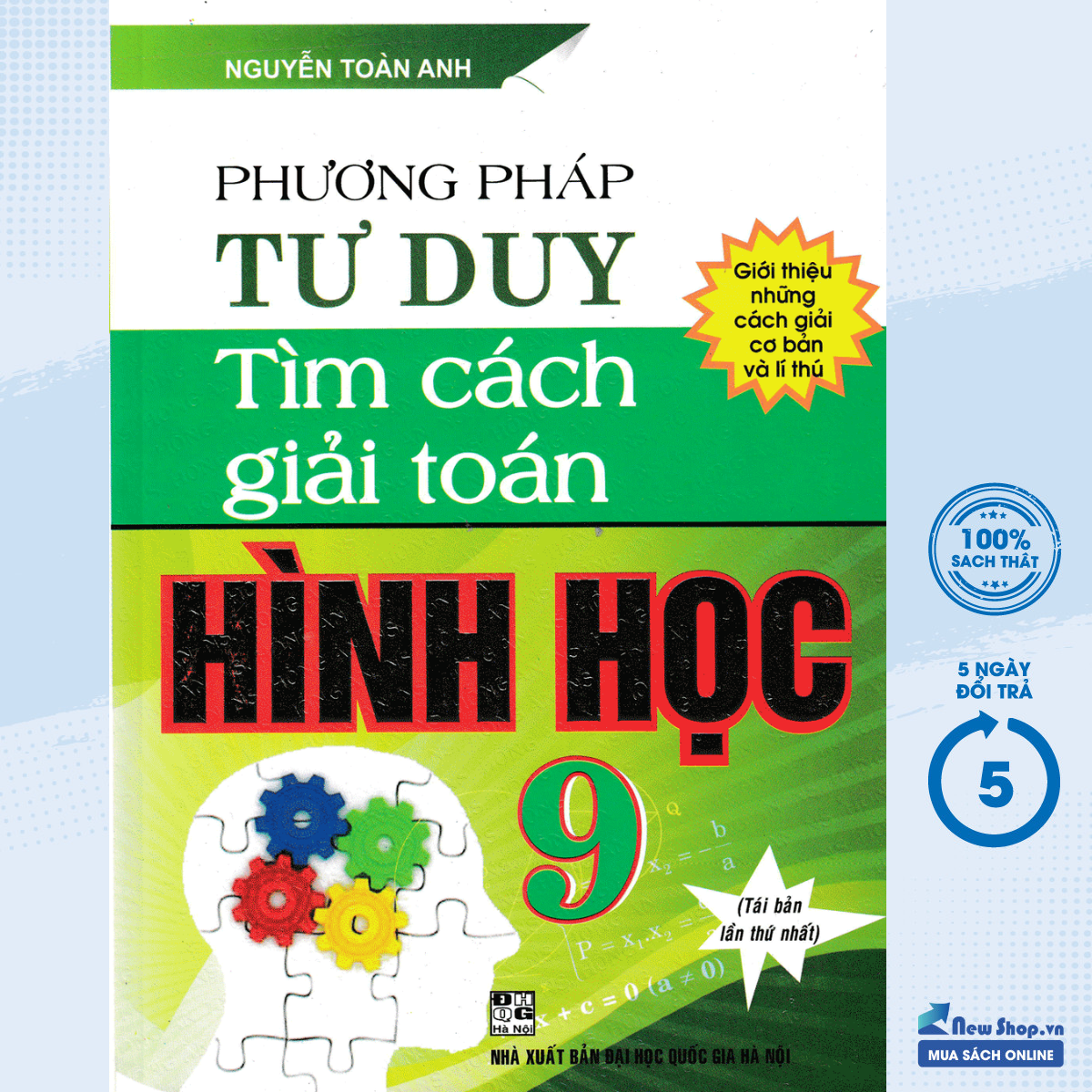 Sách - phương pháp tư duy tìm cách giải toán hình học 9 - - newshop
