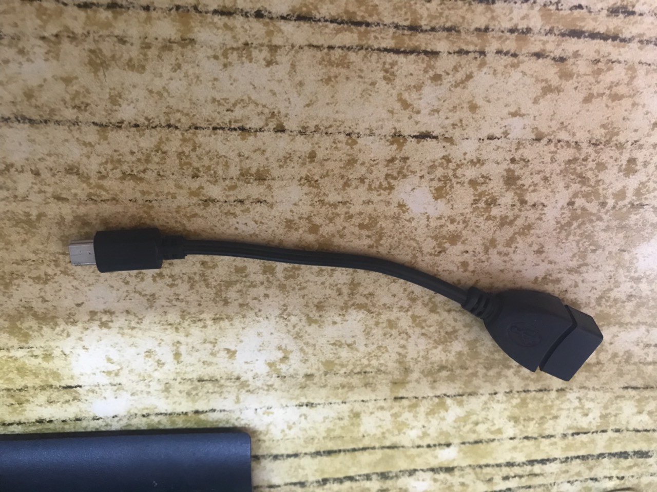 [HCM]Cáp OTG Đen Chuyển Đổi USB sang Mini-B