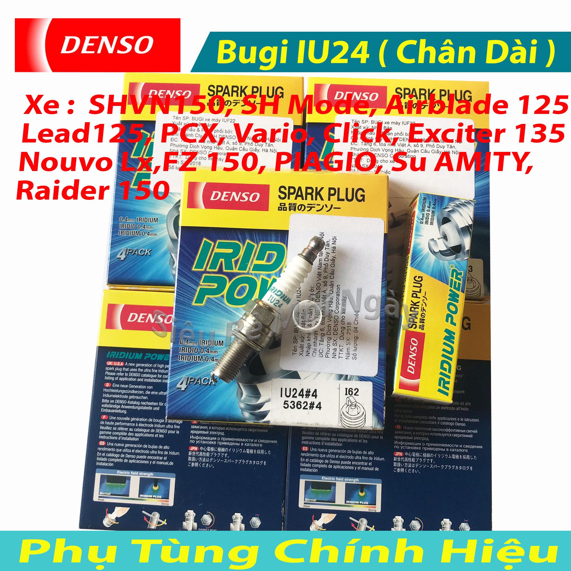 [HCM]Bugi Iridium Denso IU 24 ( Chân Dài )