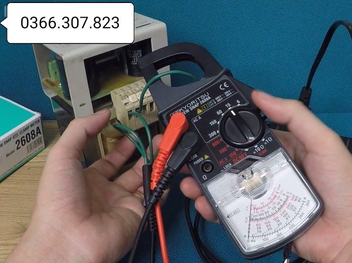 [HCM]Ampe kìm đo dòng AC KYORITSU 2608A (300A)