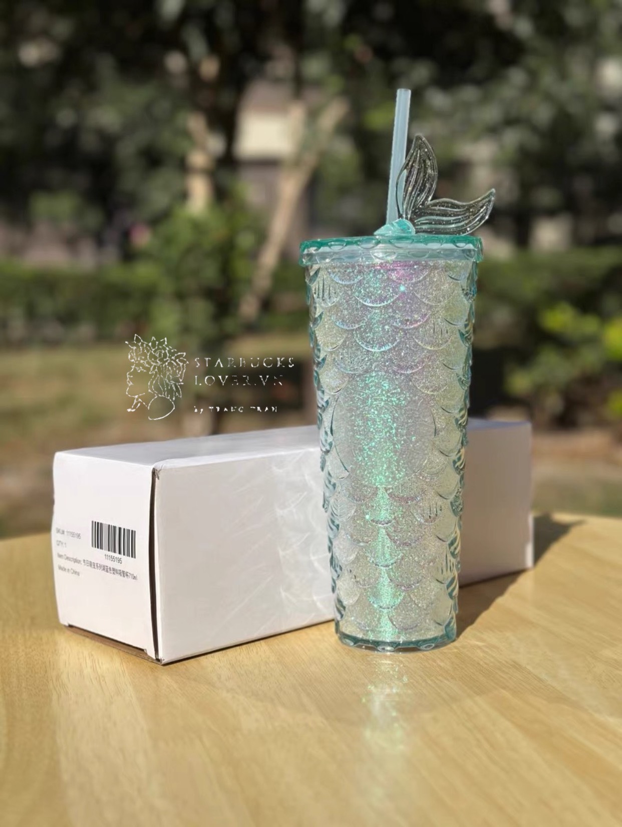 |CHÍNH HÃNG| LY STARBUCKS TAIL SCALES SIZE KHỦNG 24oz