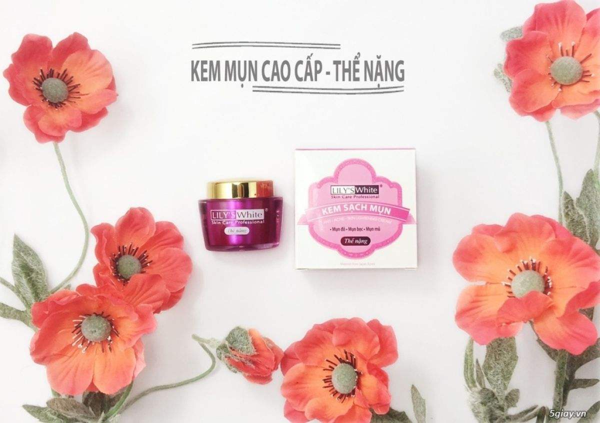 [HCM]Kem Trị Mụn LILYS WHITE thể nhẹ 16gr ( mụn cám mụn trứng cá mụn đầu đen )
