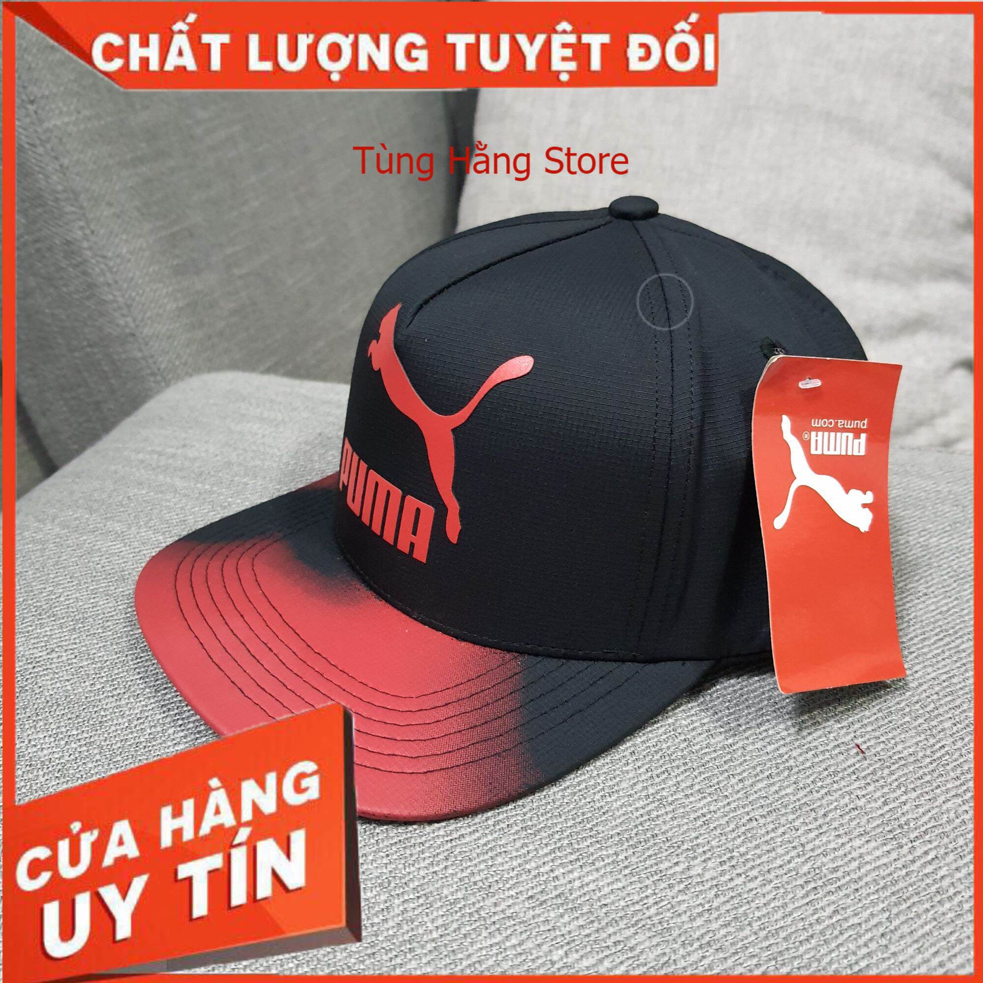 Nón snapback Puma vành phẳng cao cấp hàng xuất khẩu
