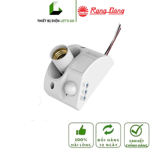 Đui đèn cảm ứng hồng ngoại rạng đông e27