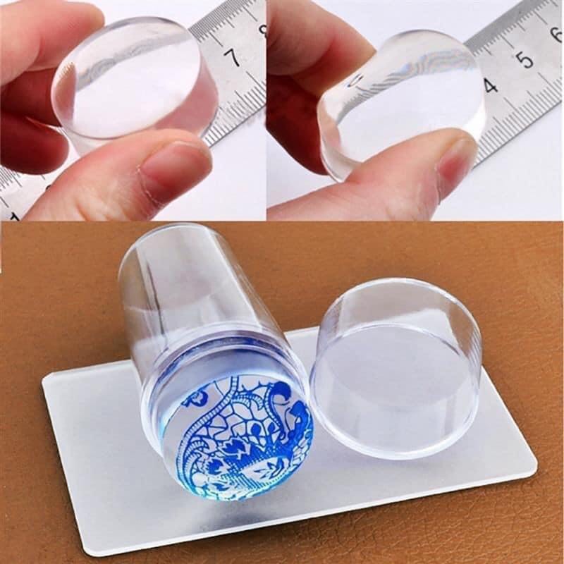 Con Dấu In Móng Tay Trong Suốt Silicon