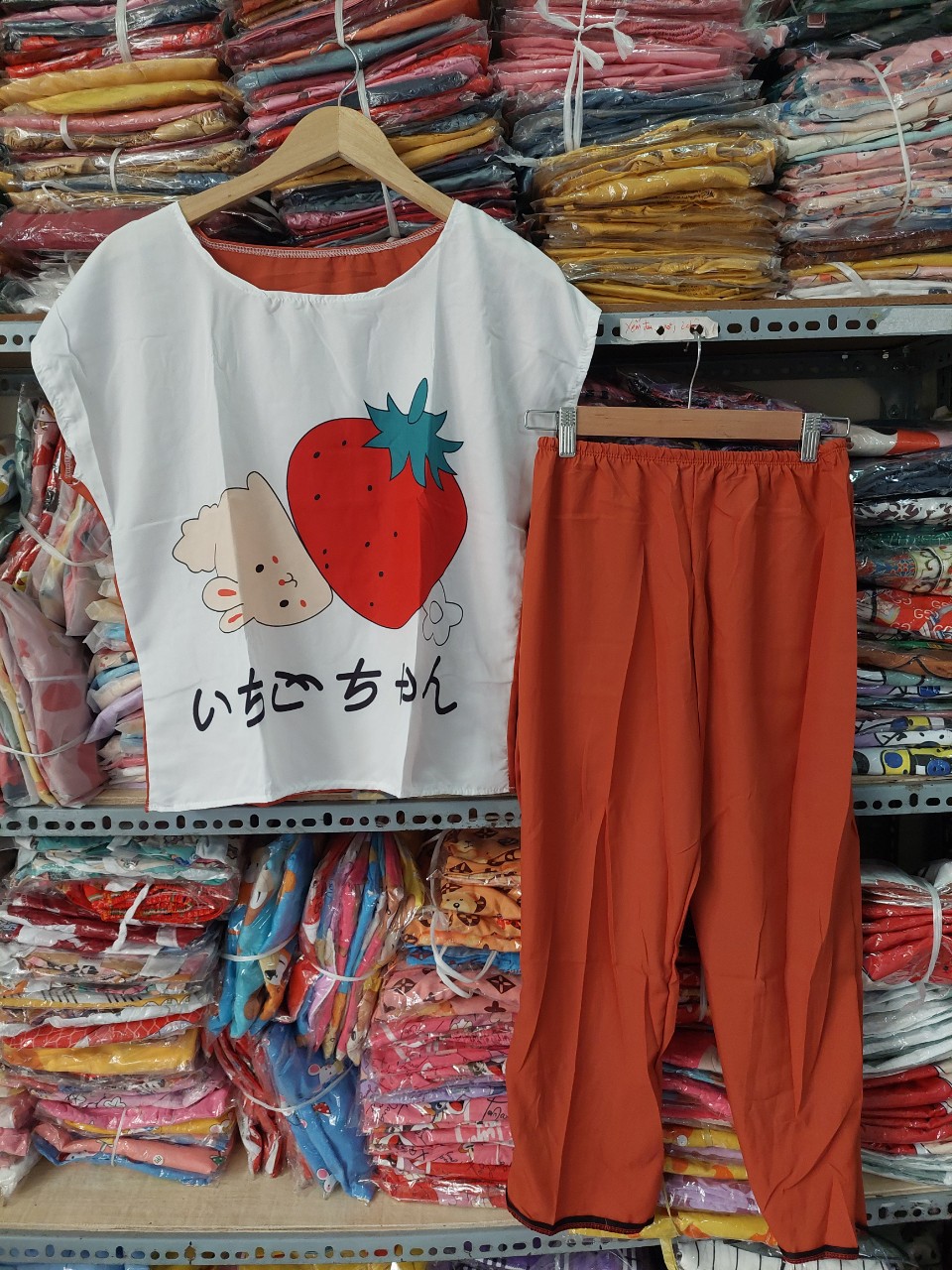 Đồ bộ pijama tay ngắn vải kate lụa cột nơ mềm mại freesize dưới 56kg