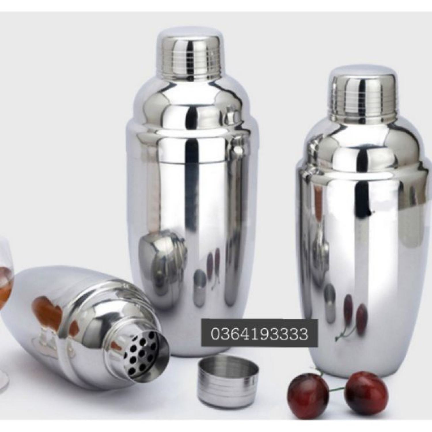 Bình Lắc Cocktail Shaker, Dụng cụ pha chế bằng inox đủ size
