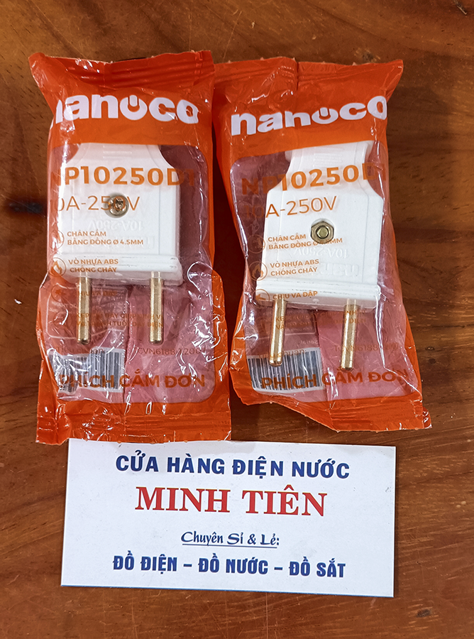 Phích cắm tròn VINA, phích cắm dẹp VINA (KASAKI), NANOCO