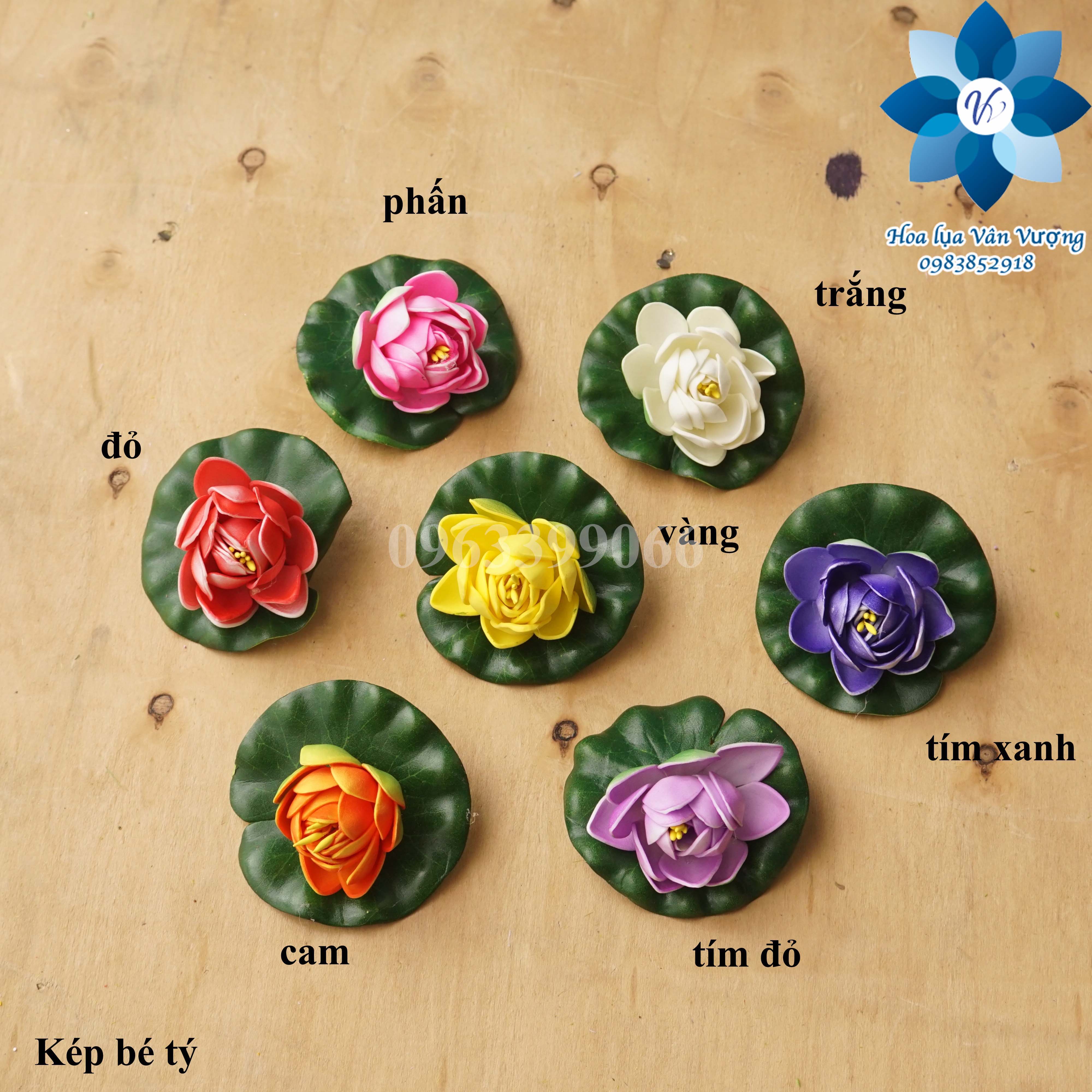 Hoa Giả, Hoa Sen Thả Nước 8cm