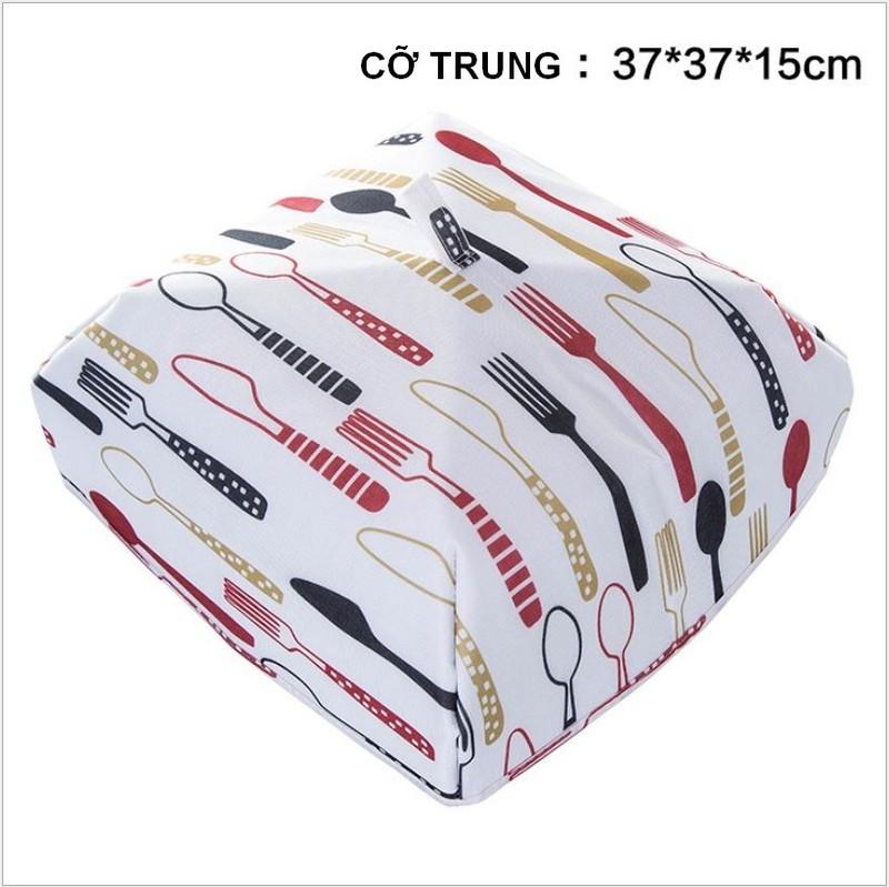 [HCM]Lồng bàn giữ nhiệt che bụi xếp gọn, không có khung, nhiều kích cỡ  - J132