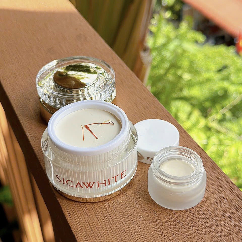 [CHÍNH HÃNG] Kem face Lụa Mini 6Gram - Face Lụa dưỡng da tinh chất cá tằm vàng, face Silk sica white