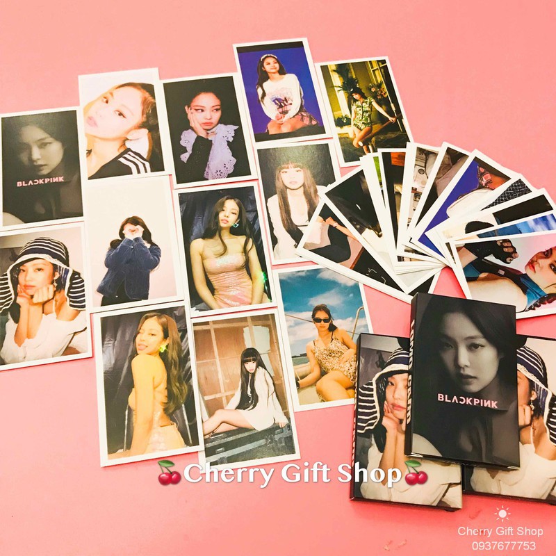 Bộ Lomo Card Black Pink Lisa Mẫu Mới