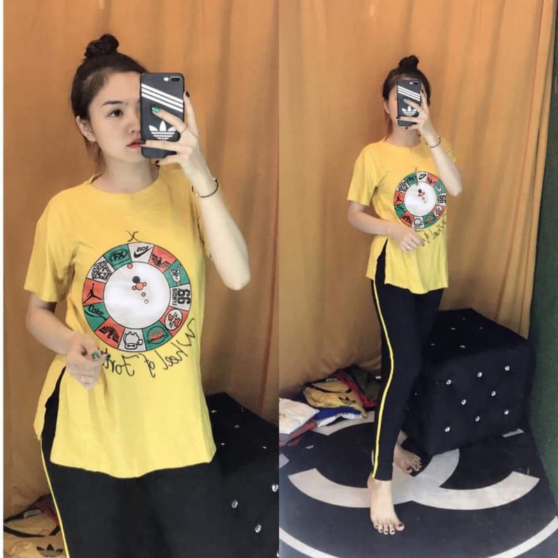 [HCM]SET BỘ COTTON DÀI XẺ TÀ - TD02