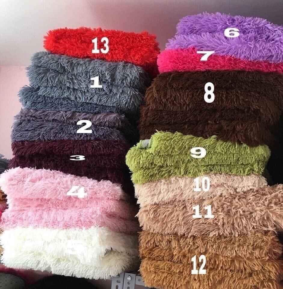 thảm lông  loang nhập khẩu (1m6x2m)