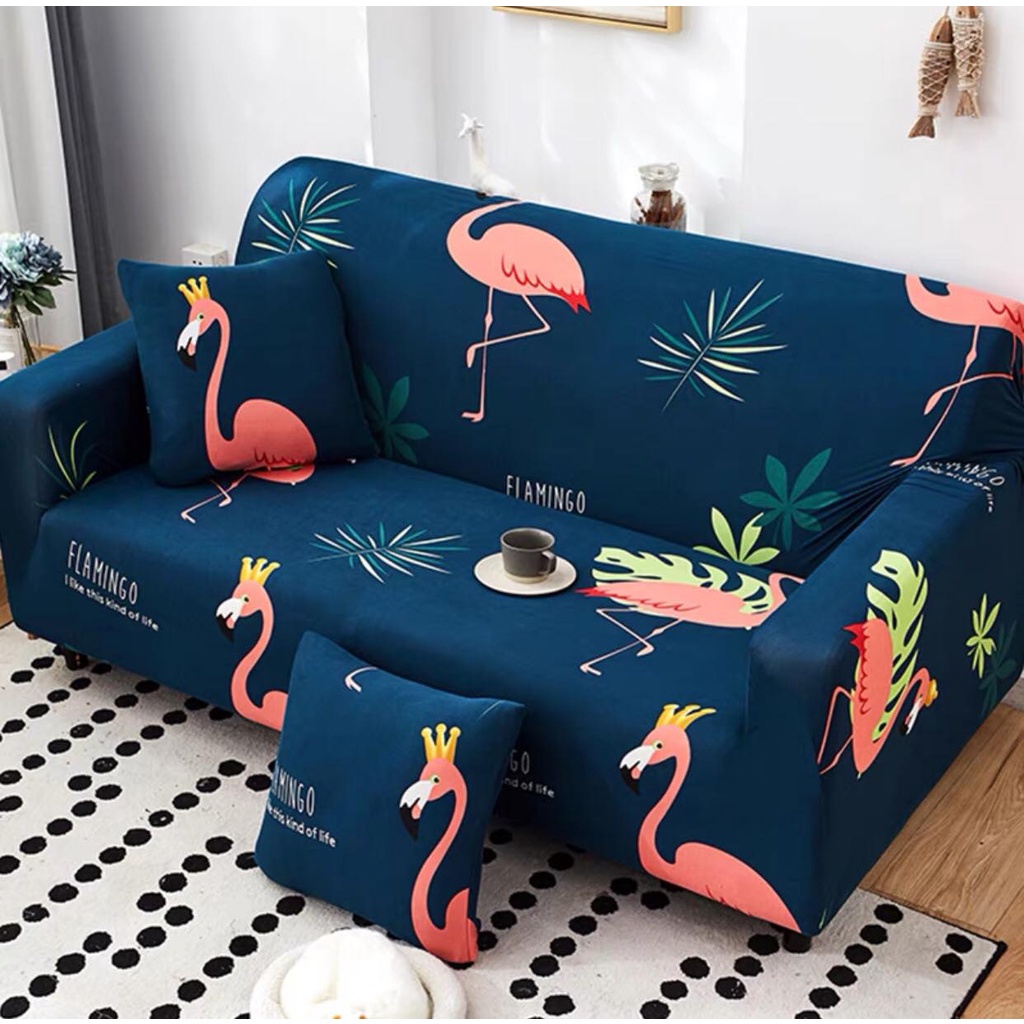 Áo bọc ghế sofa họa tiết
