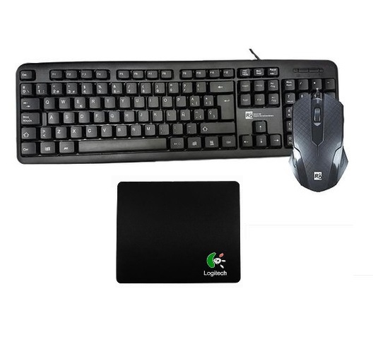 Bộ bàn phím và chuột r8 1901 / zt-600 tặng lót
