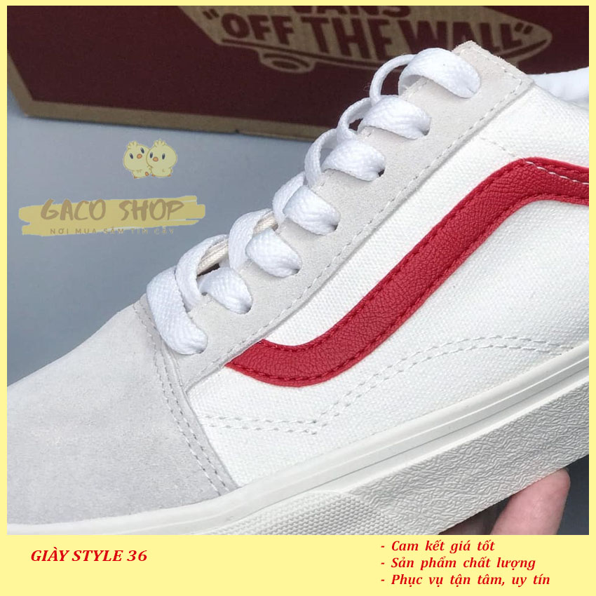 Giày thể thao Style 36 Sọc Đỏ [GACO SHOP]