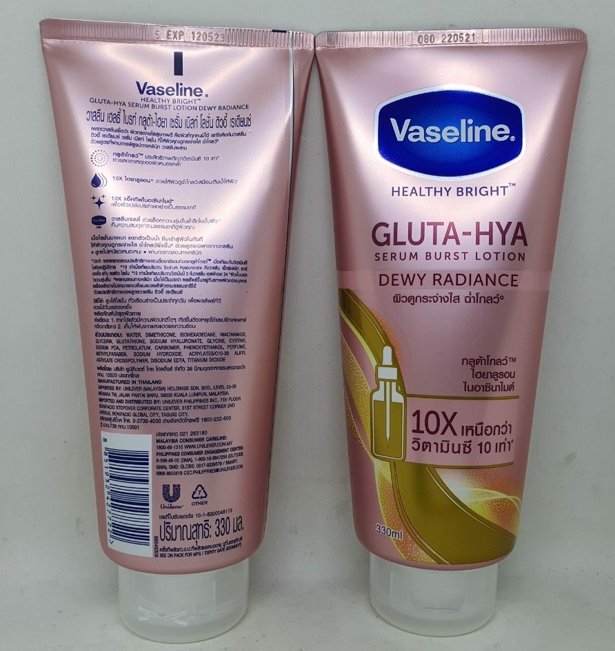 Sữa Dưỡngthể Vaseline 10X Gluta-Hya Serum Burst Lotion 330ml