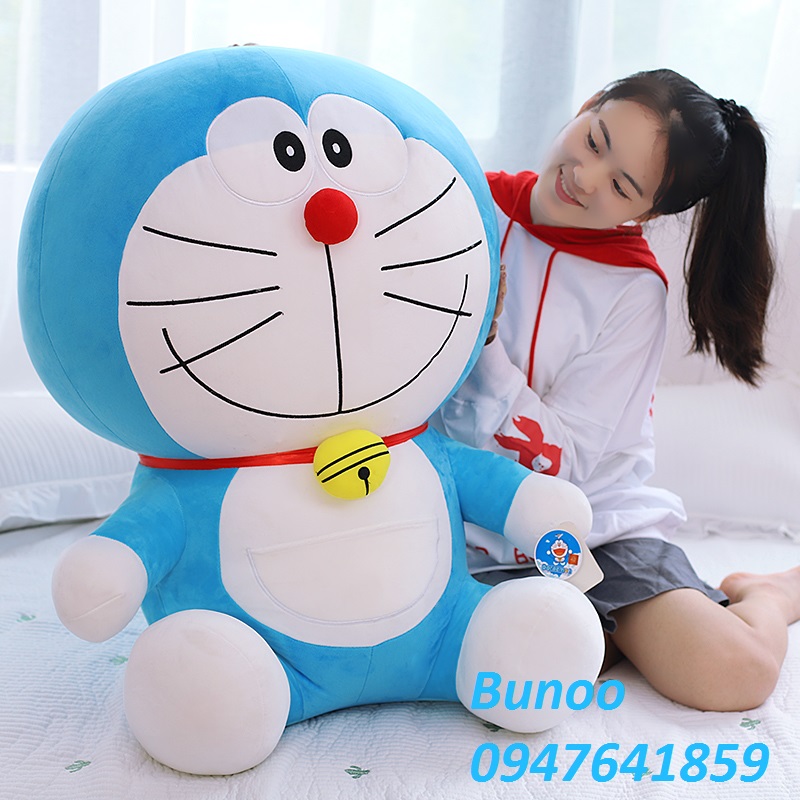 Gấu Bông  Mèo Doraemon Doremon Hàng Cao Cấp 65cm Bunoo Shop