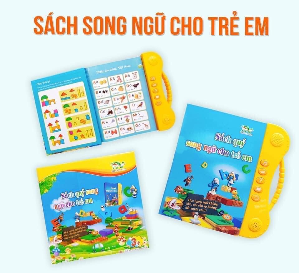 Bộ sách điện tử song ngữ nhiều chủ đề (sách quý song ngữ có giọng nói, nhạc trẻ em, truyện