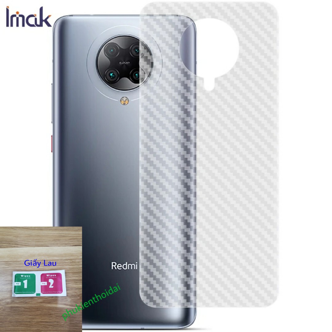 Dán Carbon mặt lưng Redmi K30 Pro / Poco F2 Pro ( tặng giấy lau )